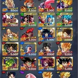 VIP ACCOUNT-High Lvl 380-421m Power-Long-standing account-UL super vegito+35 Legends Limited Good Star) 78 Zenkai Red Vip+Have Equipment-ANDROID-IOS-BANDAI (523 4
